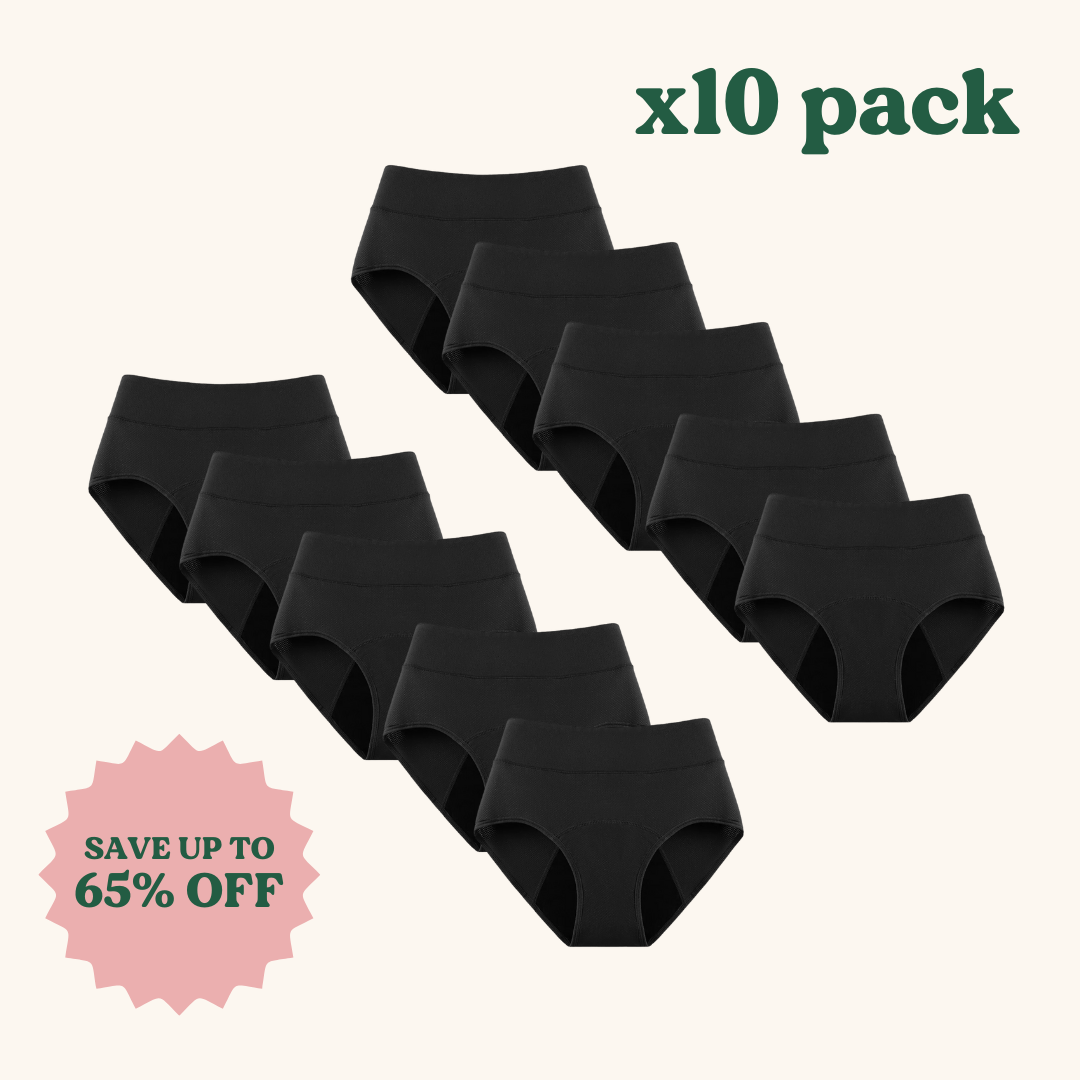 x10 Pack | Curve High-Waisted Briefs