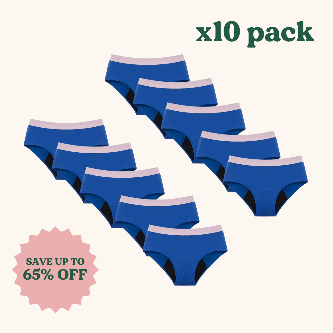 x10 Pack | Teen Period Underwear