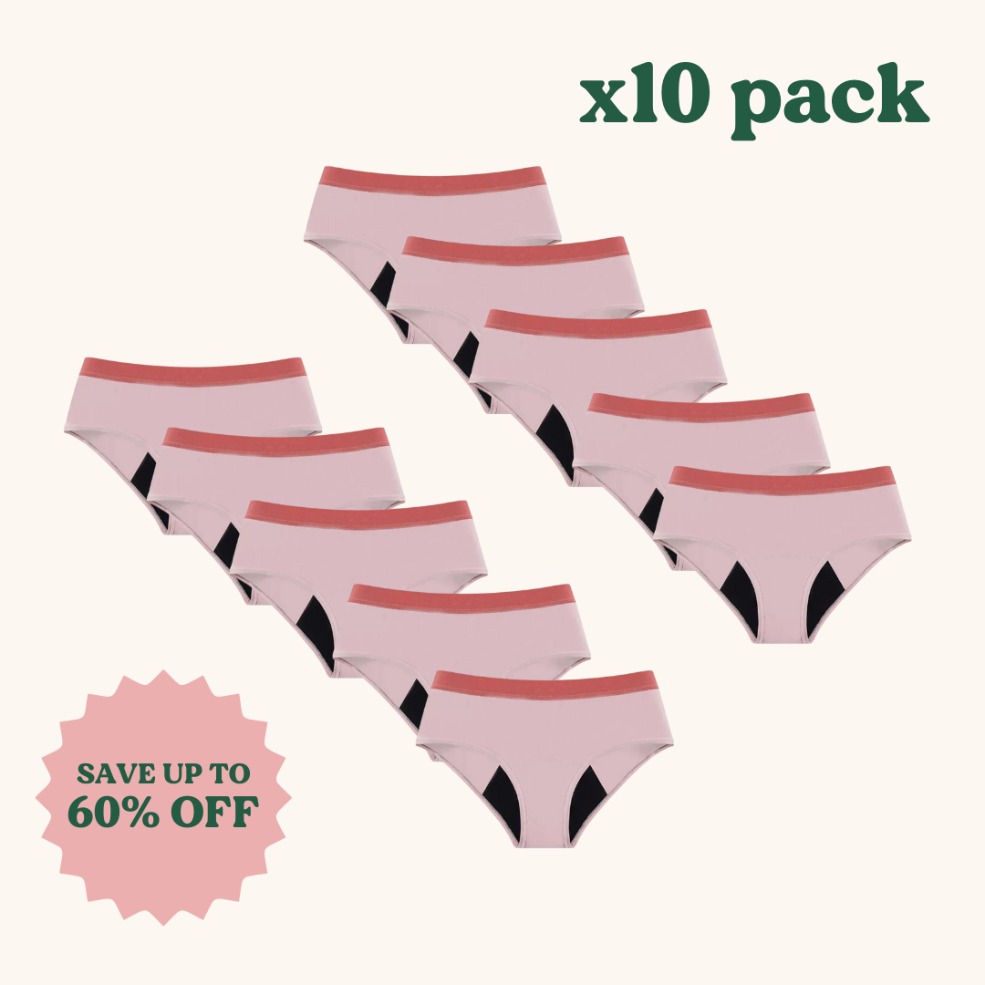 x10 Pack | Teen Period Underwear