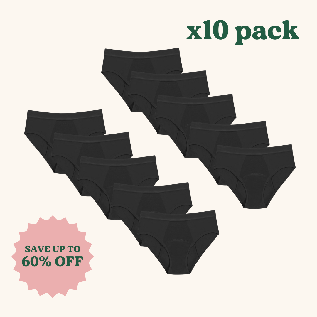 x10 Pack | Classic Period Underwear