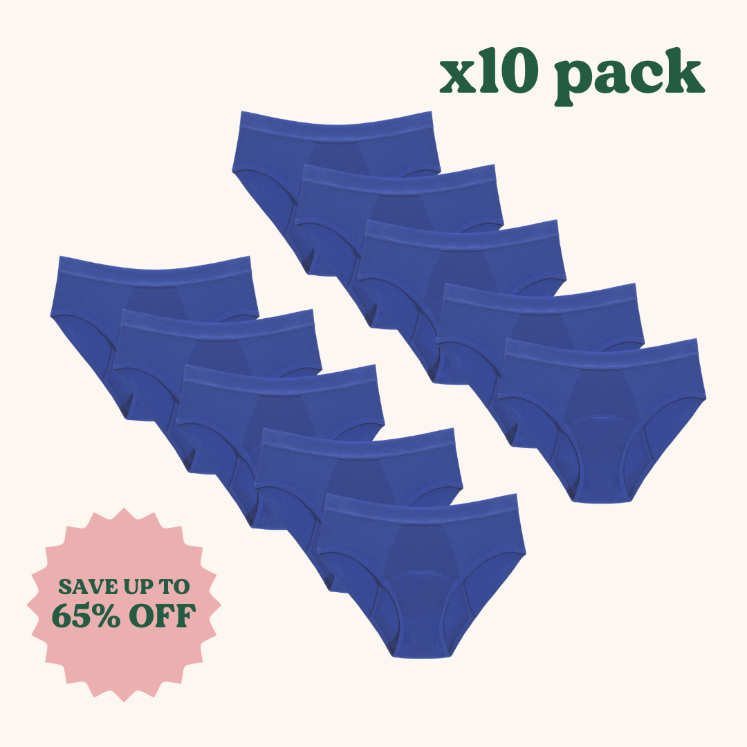 x10 Pack | Classic Period Underwear